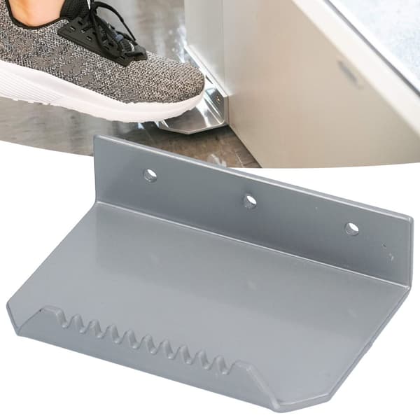 No Touch Dörröppnare i rostfritt stål Handsfree Robust hållbar bärbar dörrfotdragare för kontorsbadrum