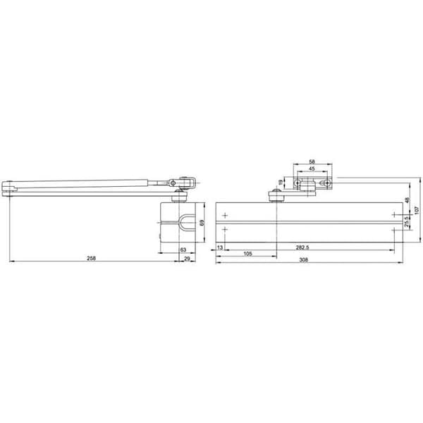 Tesa Assa Abloy dc340 - D9005