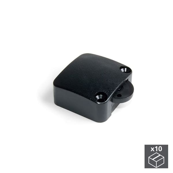 Strömbrytare - Emuca - Set om 10 - Plast - Svart - Diskret design