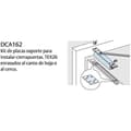Miniatyrbild 4 av 4: Ferme-porte Tesa Assa Abloy TEX26PL Silver