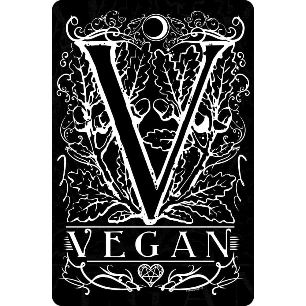 Grindstore V står för Vegan Plaque