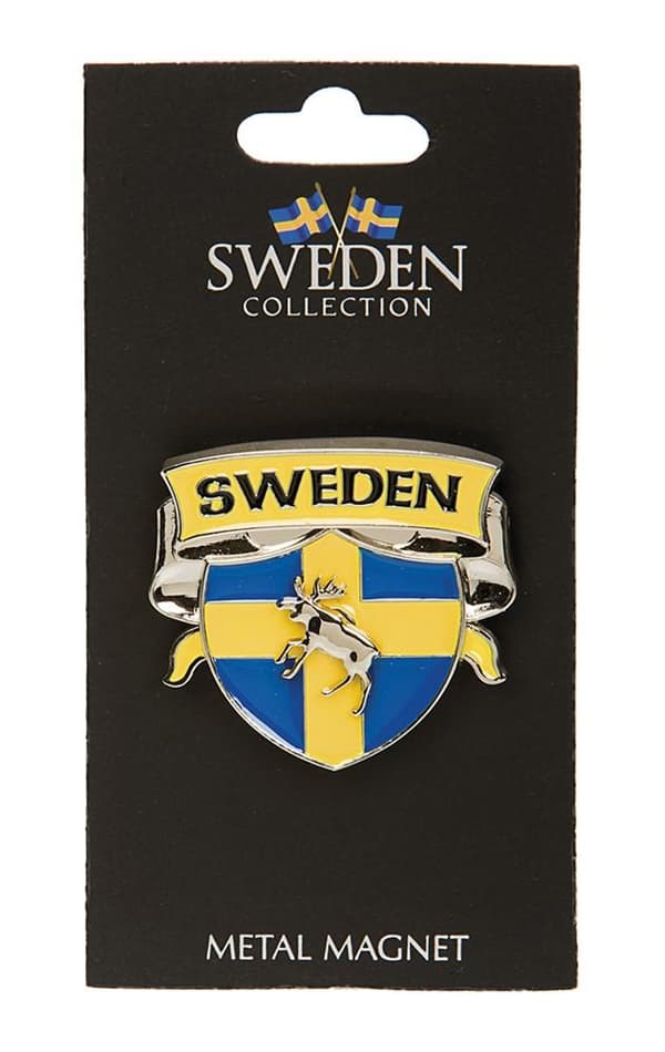 Magnet Souvenir Sköld Älg