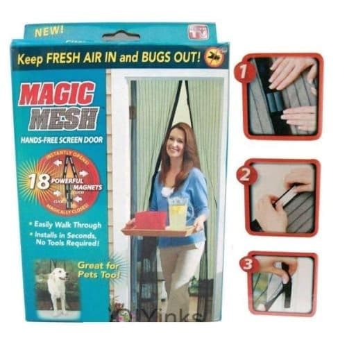Magnetiskt Myggnät / Insektsnät För Dörr