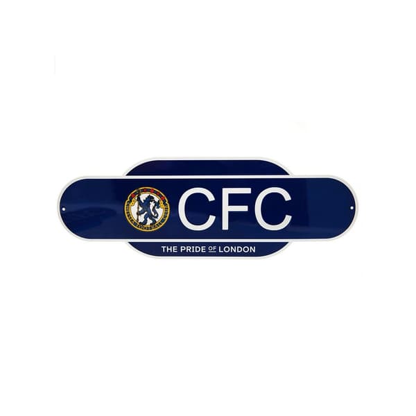 Chelsea FC Retro Years Crest Door Sign