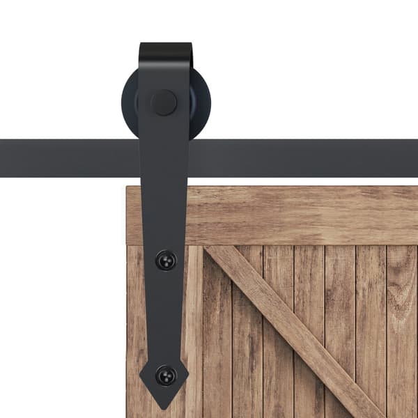 Skydedørs Hardware Kit, 200x4x0.6 cm, Brun