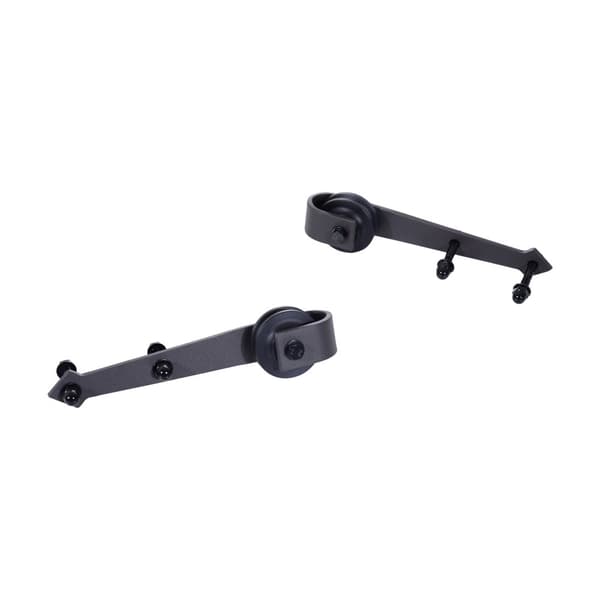 Skydedørs Hardware Kit, 200x4x0.6 cm, Brun