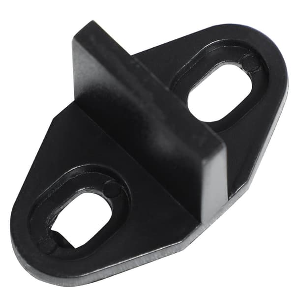 Skydedør Hardware Kit, 200x40x0.6 cm, Sort