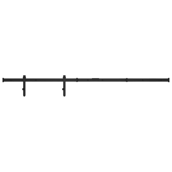 vidaXL Mini skyvedørsett karbonstål 152 cm