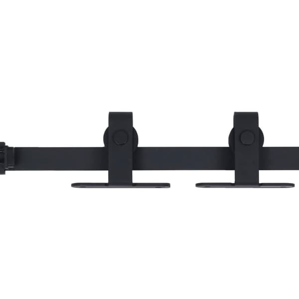 vidaXL Mini skyvedørsett karbonstål 122 cm