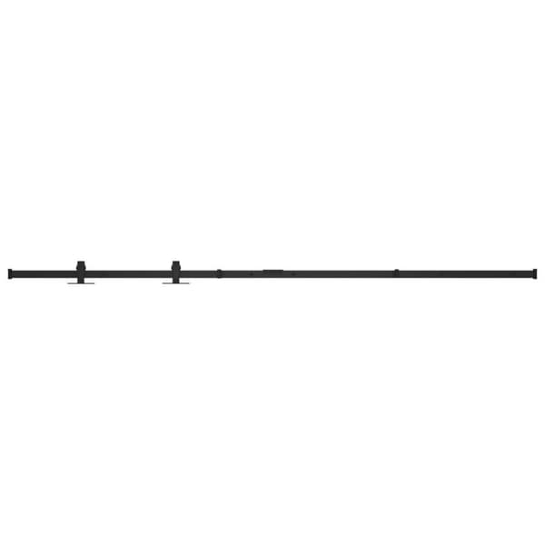 vidaXL Mini skyvedørsett karbonstål 183 cm