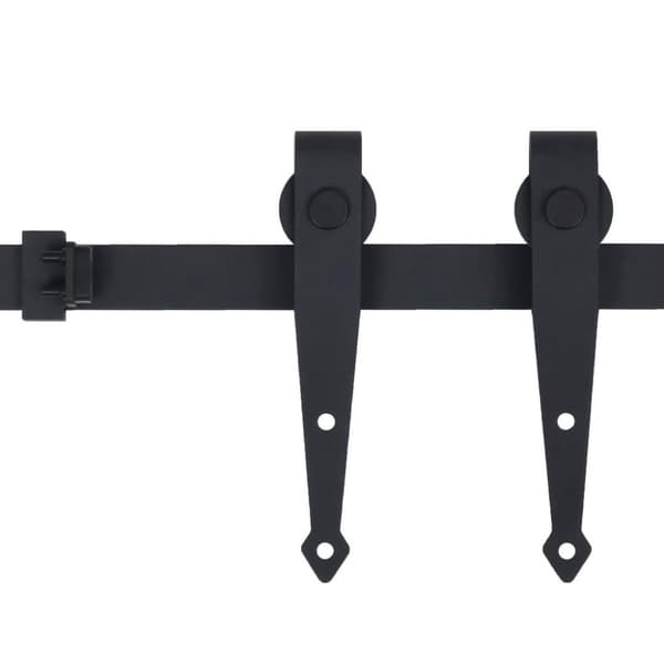 vidaXL Mini skyvedørsett karbonstål 152 cm