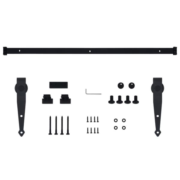 vidaXL Mini skyvedørsett karbonstål 152 cm