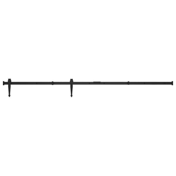 vidaXL Mini skyvedørsett karbonstål 152 cm