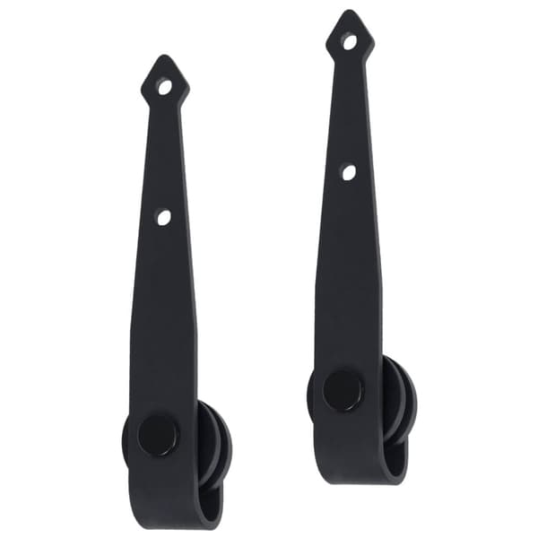 vidaXL Mini skyvedørsett karbonstål 183 cm