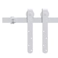 Miniatyrbillede 3 af 7: vidaXL mini-skydelågesæt til skabe kulstofstål 152 cm hvid