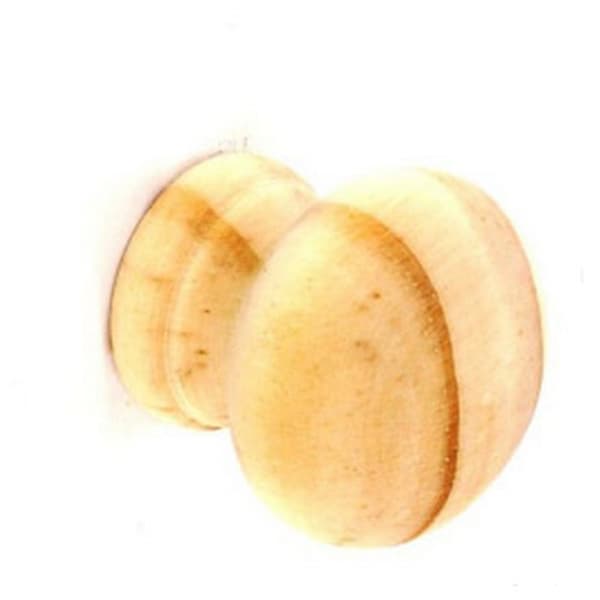 Securit Door Knobs (Pack of 2) Pine 30mm