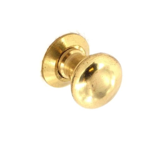 Securit Victorianske skabsknapper (pakke med 2) Brass 35mm