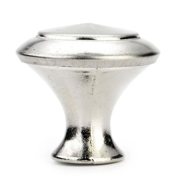 Knoppar 4-pack - Enkla knoppar i metall - Silverfärg