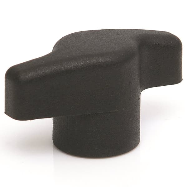 M8 hun-vingeknap i nylon (messingindsats)