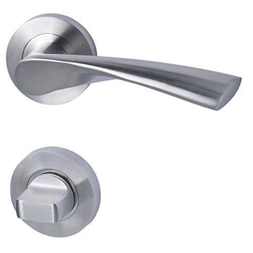 Alpertec inox palma-r dörrhandtag för WC, badtüren r från märket haeusler-shop - 28029420