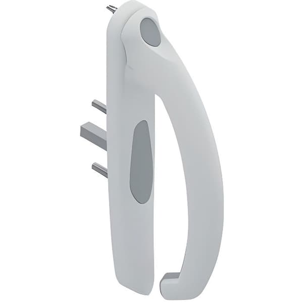 Handtag 20° inuti 5531 LA CROISEE DS - Profil 35 till 53 mm - Vit 9016 - Höger - DS5531-D086
