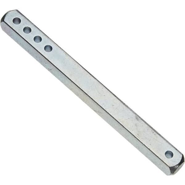 Borrad fyrkantsstång, 7mm x 80mm, Zinkstål Dubois Industrie