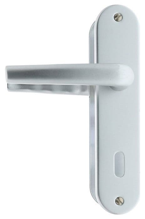 Bricard dörrhandtag - 709224 - Venedig Set Aluminium Silver Mounted Bare. Nyckel L