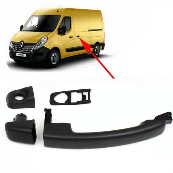 RENAULT MASTER 3 III OPEL MOVANO B 10- DÖRRSHANDTAG HÖGER VÄNSTER FRAM EXT