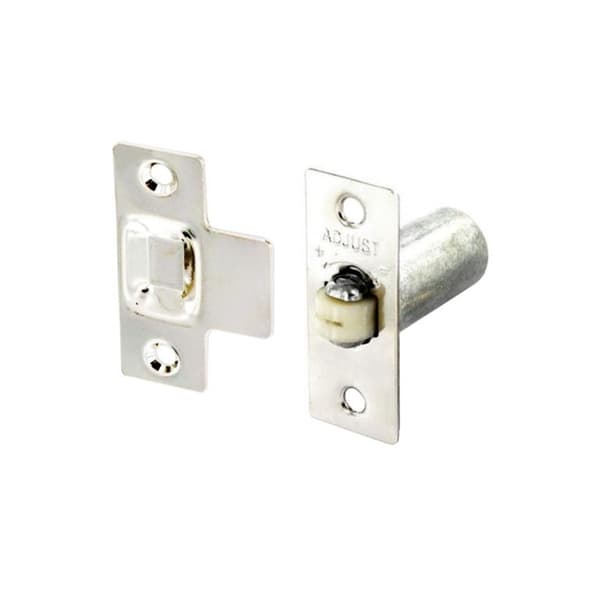 Securit Nickel Plated Adjustable Roller Cabinet Catch Silver One Size