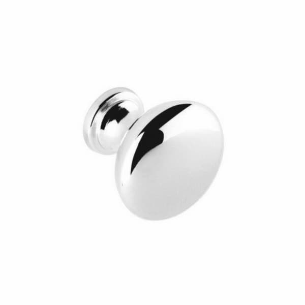 Securit Round Door Knob (Pack of 2) Silver One Size