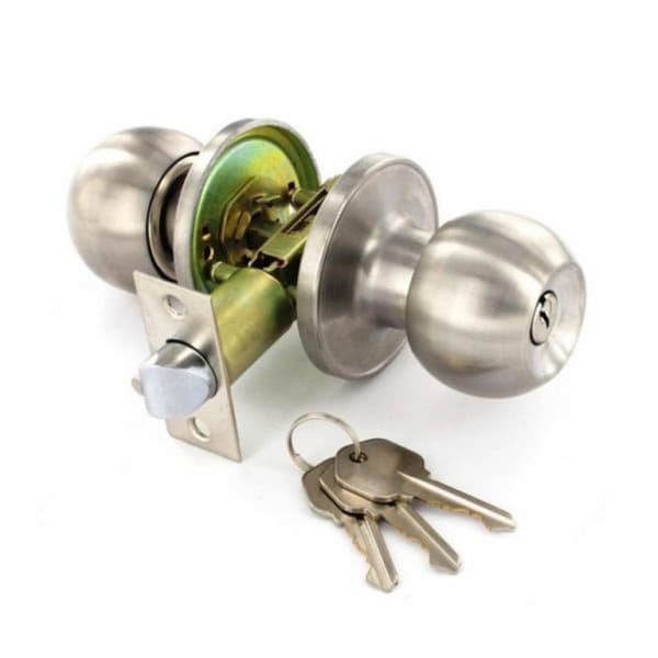 Securit Låsedørssæt i rustfrit stål Silver 60mm - 70mm