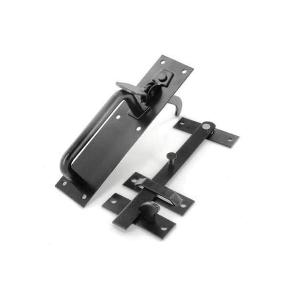 Securit Suffolk Latch Black 180mm