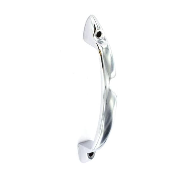 Securit Chrome D-Grip Handle (Pack of 2) Silver 95mm