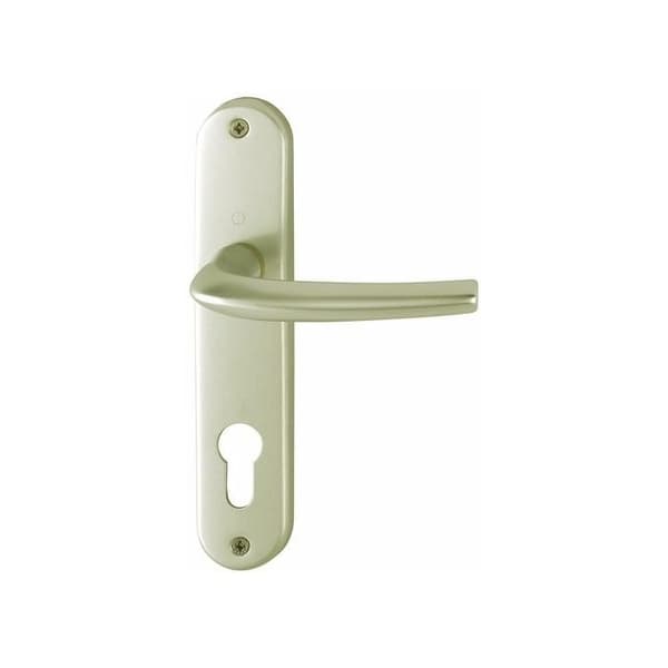 SAN DIEGO liten modell typ CLE I set för europeisk cylinder F2 aluminium finish champagne look 3230362