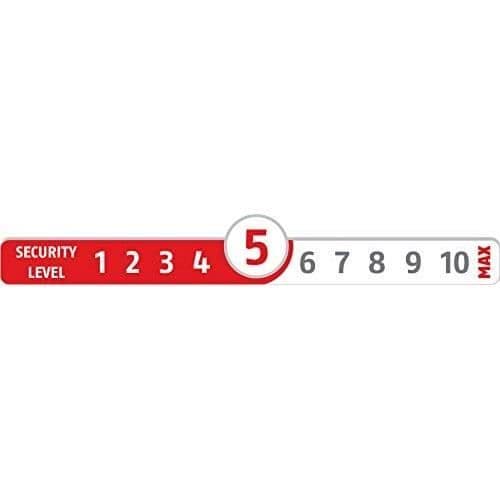 Låsbara fönsterhandtag - Abus - 37384 - Aluminium, trä eller plast - Justerbar fyrkantig stav - 7 mm