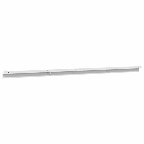 vidaXL Utstyr for skyvedør 200 cm aluminiumslegering sølv