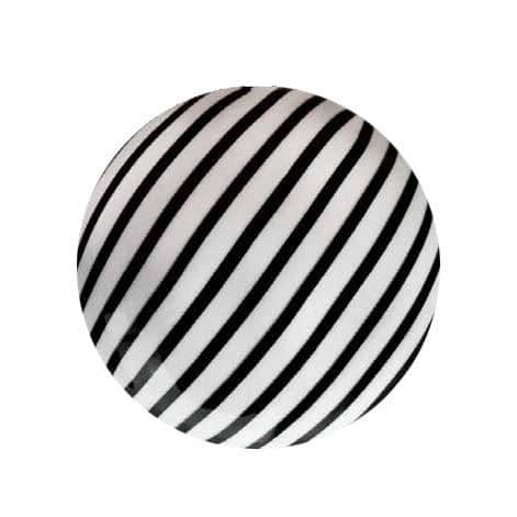 Knap - Ceraselle - Rand - Keramisk - 3,4 cm - Vit