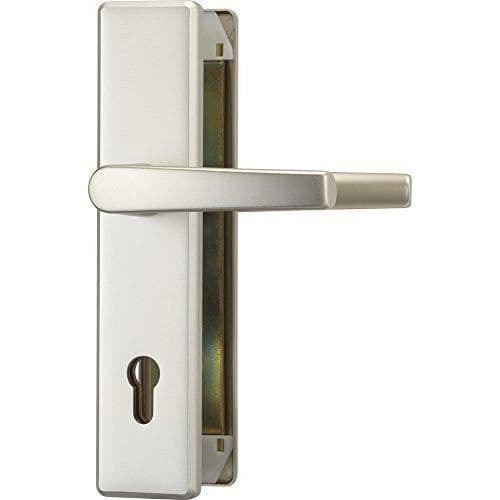 Abus 249099 HLT612 F2 EK Handtag i silver, Dubbel ansikte - 249099