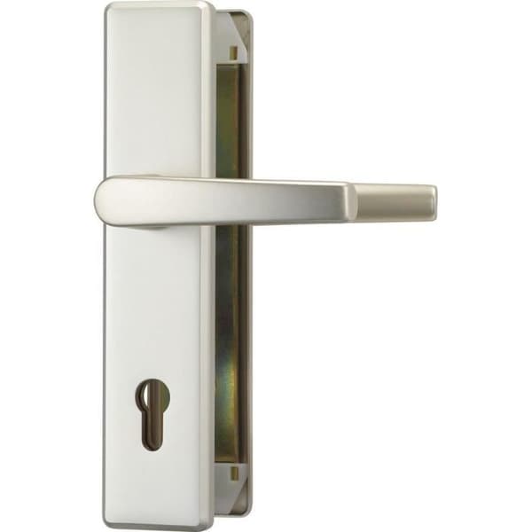 Abus KLT512 F2 EK Dörrbeslag i aluminium med handtag på båda sidor Silver - 248993