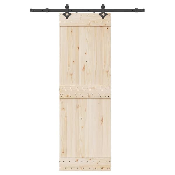 vidaXL Skjutdörrsbeslag 152,5 cm stål svart