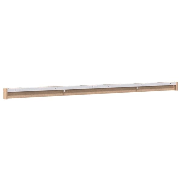 vidaXL Liukuovi Hardware Kit 200 cm Alumiiniseos Sliver