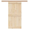 Pikkukuva 2 / 11: vidaXL Liukuovi Hardware Kit 200 cm Alumiiniseos Sliver
