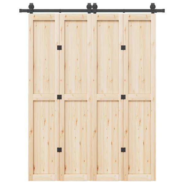 vidaXL Liukuoven asennussarja teräs 183 cm musta