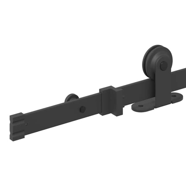 vidaXL Utstyr for skyvedør 152,5 cm stål svart
