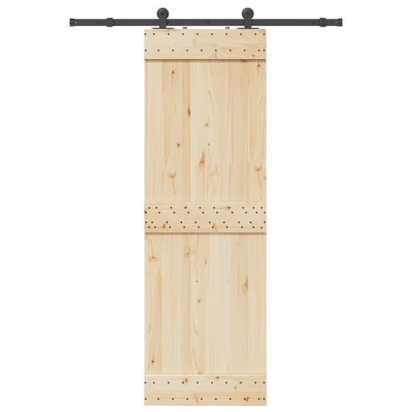 vidaXL Utstyr for skyvedør 152,5 cm stål svart