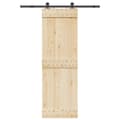 Miniatyrbilde 2 av 11: vidaXL Utstyr for skyvedør 152,5 cm stål svart