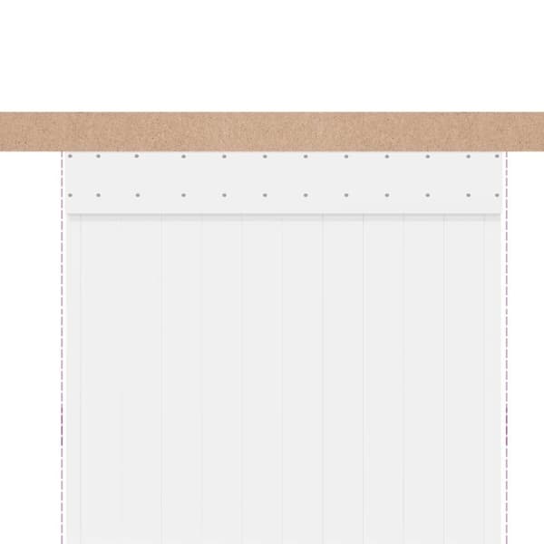 vidaXL Skjutdörrsbeslag 183 cm aluminiumlegering silver
