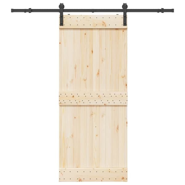 vidaXL Liukuoven asennussarja teräs 183 cm musta