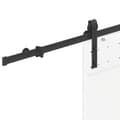 Miniatyrbilde 10 av 11: vidaXL Utstyr for skyvedør 200 cm stål svart