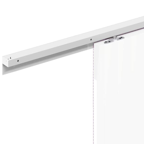 vidaXL Liukuovi Hardware Kit 183 cm Alumiiniseos Sliver